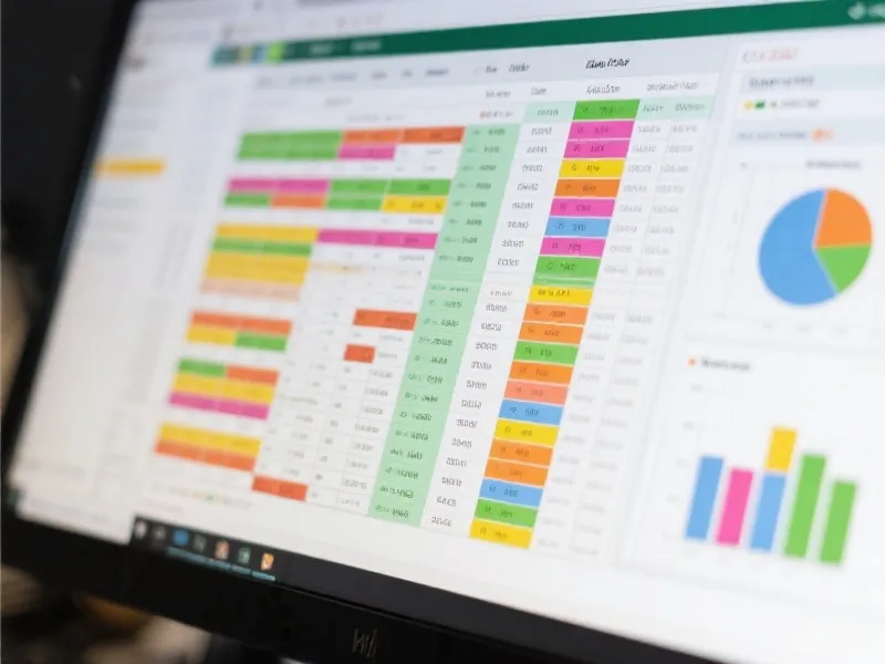 Data Spreadsheet Structure